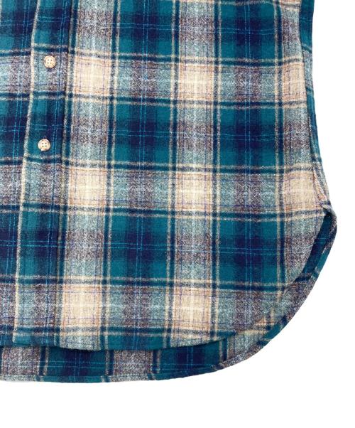 PENDLETON（ペンドルトン）PENDLETON (ペンドルトン) 70’s オンブレボードシャツ ネイビー サイズ:Ｍの古着・服飾アイテム