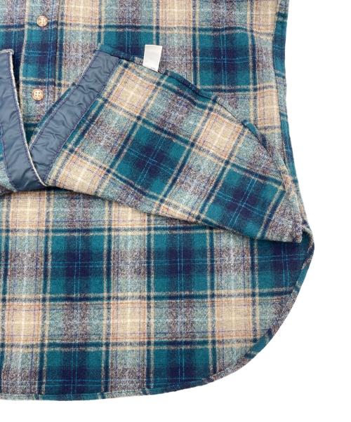 PENDLETON（ペンドルトン）PENDLETON (ペンドルトン) 70’s オンブレボードシャツ ネイビー サイズ:Ｍの古着・服飾アイテム