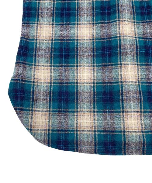 PENDLETON（ペンドルトン）PENDLETON (ペンドルトン) 70’s オンブレボードシャツ ネイビー サイズ:Ｍの古着・服飾アイテム