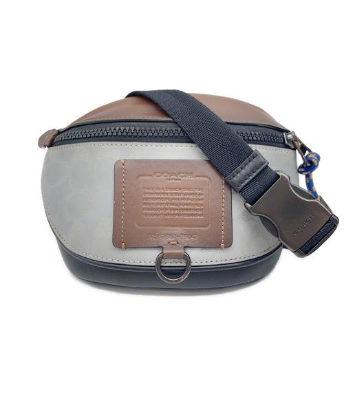 COACH（コーチ）COACH (コーチ) リビントンベルトバッグ グレーの古着・服飾アイテム