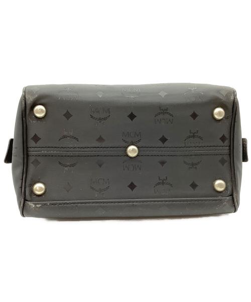 MCM（エムシーエム）MCM (エムシーエム) ヴィセトス柄ハンドバッグ ブラックの古着・服飾アイテム
