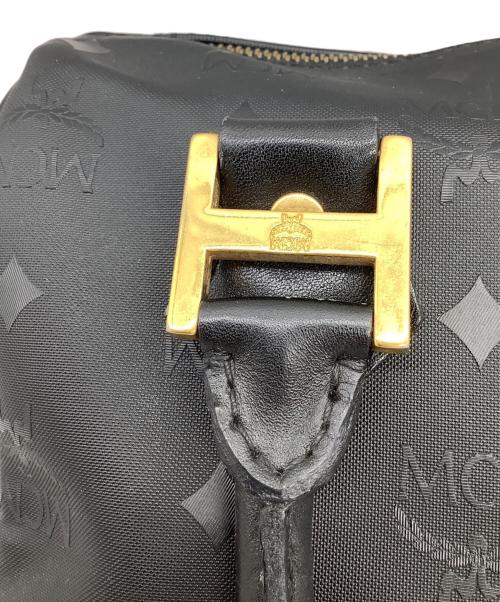 MCM（エムシーエム）MCM (エムシーエム) ヴィセトス柄ハンドバッグ ブラックの古着・服飾アイテム