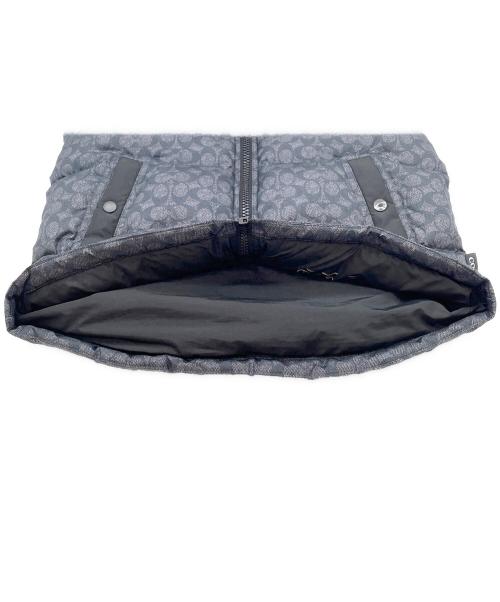 COACH（コーチ）COACH (コーチ) ダウンベスト グレー×ブラック サイズ:Sの古着・服飾アイテム