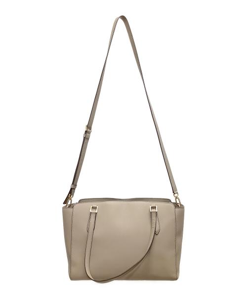 TORY BURCH（トリーバーチ）TORY BURCH (トリーバーチ) 2WAYバッグ ベージュの古着・服飾アイテム