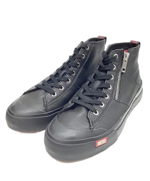 DIESEL（ディーゼル）DIESEL (ディーゼル) S-ATHOS ZIP ブラック サイズ:27cmの古着・服飾アイテム