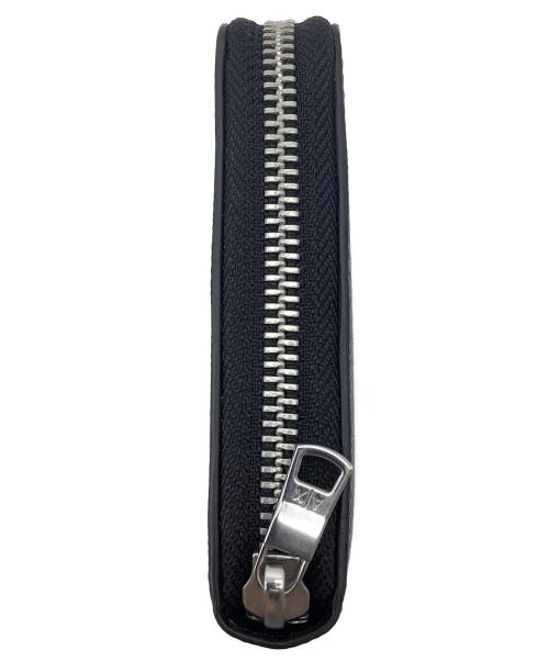 ARMANI EXCHANGE（アルマーニ エクスチェンジ）ARMANI EXCHANGE (アルマーニ エクスチェンジ) ラウンドファスナー長財布 ブラックの古着・服飾アイテム