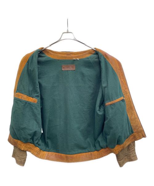 BROOKS BROTHERS（ブルックスブラザーズ）BROOKS BROTHERS (ブルックスブラザーズ) レザージャケット ブラウン サイズ:Lの古着・服飾アイテム