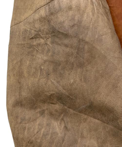 BROOKS BROTHERS（ブルックスブラザーズ）BROOKS BROTHERS (ブルックスブラザーズ) レザージャケット ブラウン サイズ:Lの古着・服飾アイテム