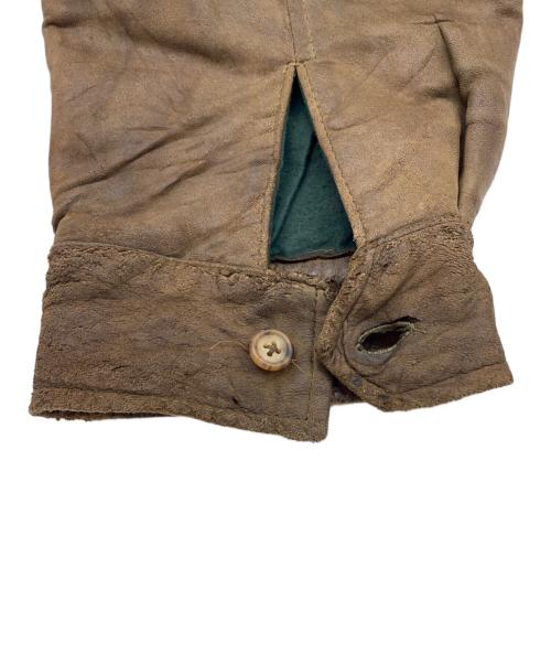 BROOKS BROTHERS（ブルックスブラザーズ）BROOKS BROTHERS (ブルックスブラザーズ) レザージャケット ブラウン サイズ:Lの古着・服飾アイテム