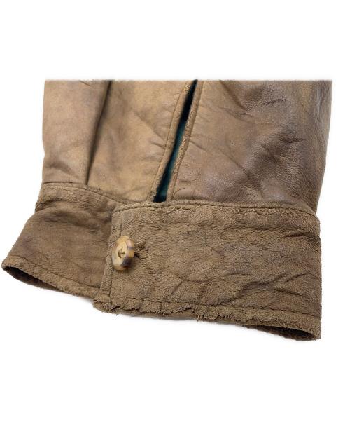 BROOKS BROTHERS（ブルックスブラザーズ）BROOKS BROTHERS (ブルックスブラザーズ) レザージャケット ブラウン サイズ:Lの古着・服飾アイテム