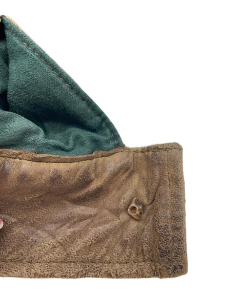 BROOKS BROTHERS（ブルックスブラザーズ）BROOKS BROTHERS (ブルックスブラザーズ) レザージャケット ブラウン サイズ:Lの古着・服飾アイテム