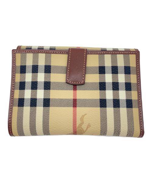 BURBERRY（バーバリー）BURBERRY (バーバリー) 3つ折り財布 ベージュの古着・服飾アイテム