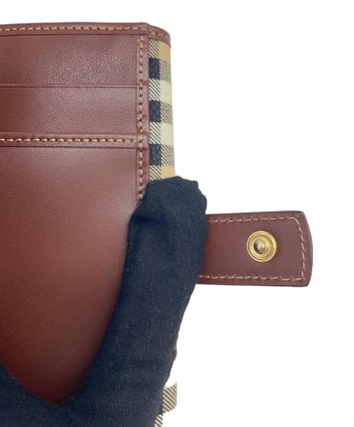 BURBERRY（バーバリー）BURBERRY (バーバリー) 3つ折り財布 ベージュの古着・服飾アイテム