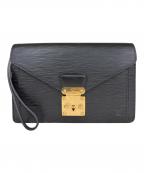 LOUIS VUITTONルイ ヴィトン）の古着「セカンドバッグ エピ セリエドラゴンヌ」｜ブラック