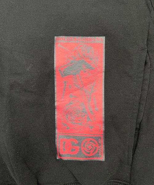 DOLCE & GABBANA（ドルチェ＆ガッバーナ）DOLCE & GABBANA (ドルチェ＆ガッバーナ) 呪術廻戦 (ジュジュツカイセン) クロップド・フーディ”釘崎野薔薇” ブラック サイズ:36の古着・服飾アイテム