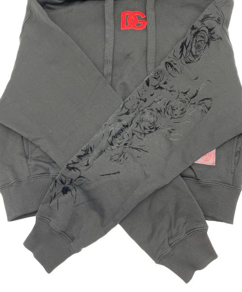 DOLCE & GABBANA（ドルチェ＆ガッバーナ）DOLCE & GABBANA (ドルチェ＆ガッバーナ) 呪術廻戦 (ジュジュツカイセン) クロップド・フーディ”釘崎野薔薇” ブラック サイズ:36の古着・服飾アイテム