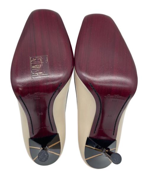 LOUIS VUITTON（ルイ ヴィトン）LOUIS VUITTON (ルイ ヴィトン) ハイヒールパンプス ベージュ サイズ:23cmの古着・服飾アイテム