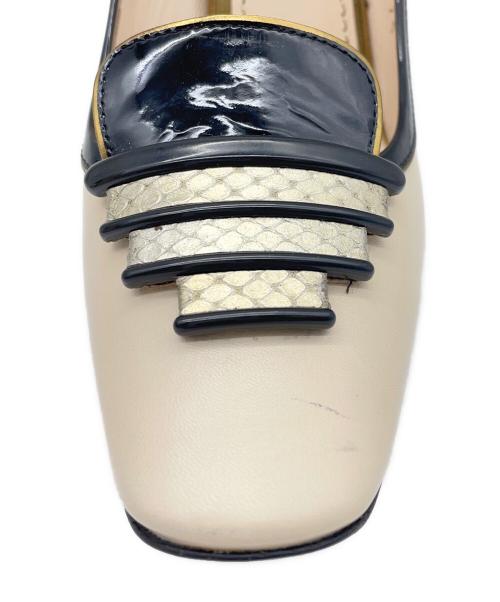 LOUIS VUITTON（ルイ ヴィトン）LOUIS VUITTON (ルイ ヴィトン) ハイヒールパンプス ベージュ サイズ:23cmの古着・服飾アイテム