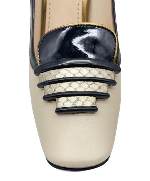 LOUIS VUITTON（ルイ ヴィトン）LOUIS VUITTON (ルイ ヴィトン) ハイヒールパンプス ベージュ サイズ:23cmの古着・服飾アイテム