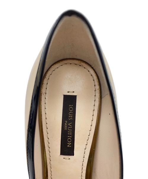 LOUIS VUITTON（ルイ ヴィトン）LOUIS VUITTON (ルイ ヴィトン) ハイヒールパンプス ベージュ サイズ:23cmの古着・服飾アイテム
