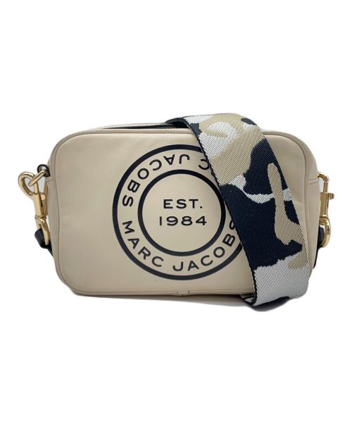 MARC JACOBS（マークジェイコブス）MARC JACOBS (マークジェイコブス) サークルロゴ ミニショルダーバッグ ベージュ×ブラックの古着・服飾アイテム