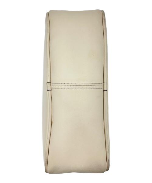 MARC JACOBS（マークジェイコブス）MARC JACOBS (マークジェイコブス) サークルロゴ ミニショルダーバッグ ベージュ×ブラックの古着・服飾アイテム