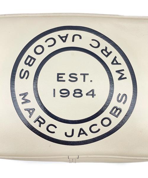 MARC JACOBS（マークジェイコブス）MARC JACOBS (マークジェイコブス) サークルロゴ ミニショルダーバッグ ベージュ×ブラックの古着・服飾アイテム