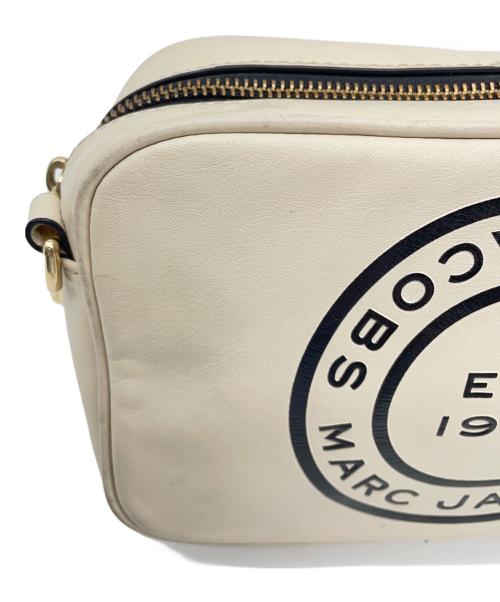 MARC JACOBS（マークジェイコブス）MARC JACOBS (マークジェイコブス) サークルロゴ ミニショルダーバッグ ベージュ×ブラックの古着・服飾アイテム