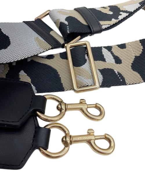 MARC JACOBS（マークジェイコブス）MARC JACOBS (マークジェイコブス) サークルロゴ ミニショルダーバッグ ベージュ×ブラックの古着・服飾アイテム