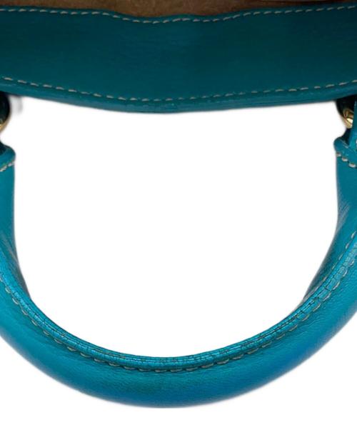 CELINE（セリーヌ）CELINE (セリーヌ) ハンドバッグ グリーンの古着・服飾アイテム