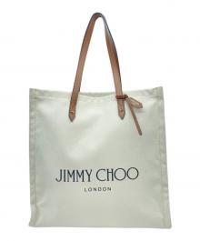 JIMMY CHOO（ジミーチュウ）の古着「トートバッグ」｜ベージュ