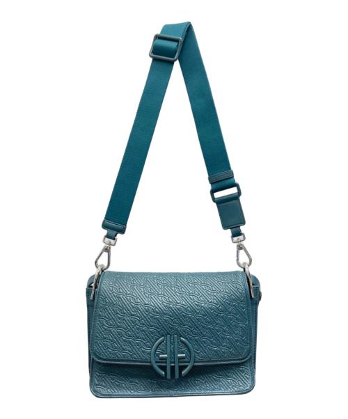 COLE HAAN（コールハーン）COLE HAAN (コールハーン) キルテッド ロゴ ショルダー バッグ グリーンの古着・服飾アイテム