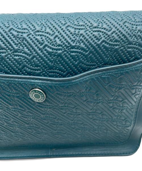 COLE HAAN（コールハーン）COLE HAAN (コールハーン) キルテッド ロゴ ショルダー バッグ グリーンの古着・服飾アイテム