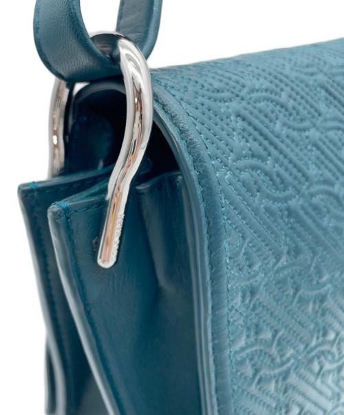 COLE HAAN（コールハーン）COLE HAAN (コールハーン) キルテッド ロゴ ショルダー バッグ グリーンの古着・服飾アイテム