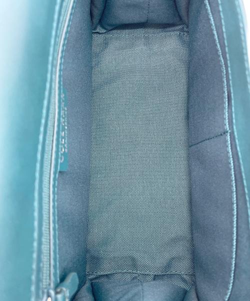 COLE HAAN（コールハーン）COLE HAAN (コールハーン) キルテッド ロゴ ショルダー バッグ グリーンの古着・服飾アイテム