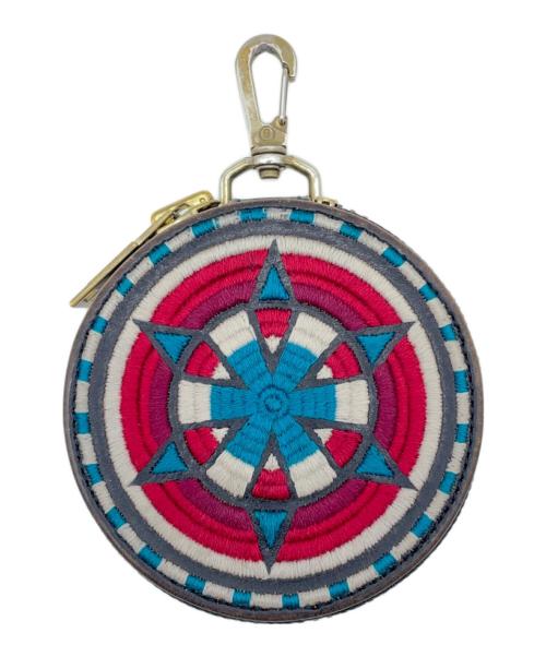 blackmeans（ブラックミーンズ）blackmeans (ブラックミーンズ) LEATHER CIRCLE COIN CASE マルチカラーの古着・服飾アイテム