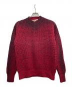 MARNIマルニ）の古着「厚手ニット」｜ブラック×レッド