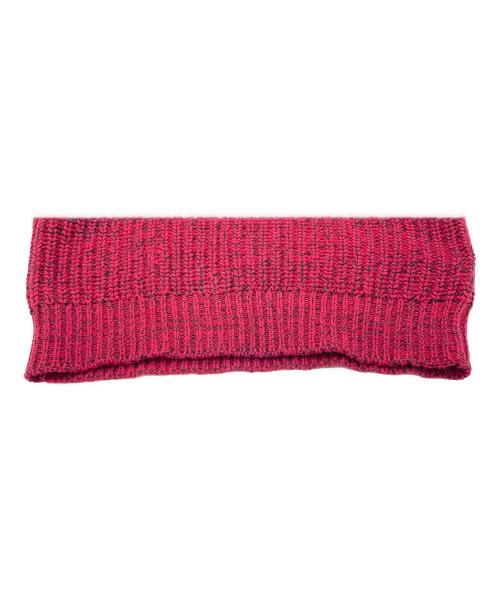 MARNI（マルニ）MARNI (マルニ) 厚手ニット ブラック×レッド サイズ:48の古着・服飾アイテム