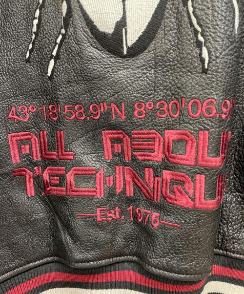 ZARA（ザラ）ZARA (ザラ) スタジャン ブラック×ブラウン サイズ:XLの古着・服飾アイテム