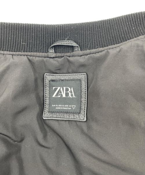 ZARA（ザラ）ZARA (ザラ) スタジャン ブラック×ブラウン サイズ:XLの古着・服飾アイテム