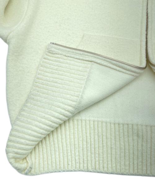 Snidel（スナイデル）Snidel (スナイデル) ファーフードパーカー ホワイト サイズ:1の古着・服飾アイテム