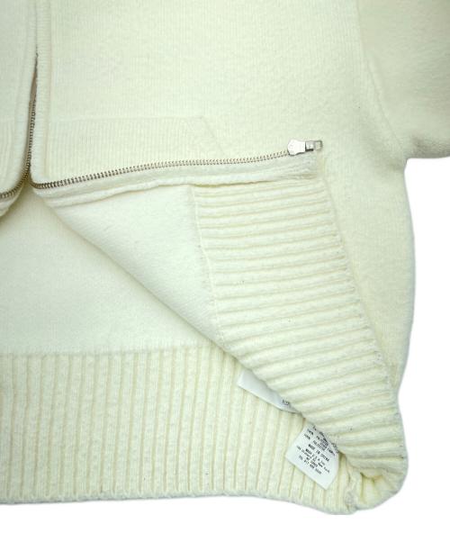 Snidel（スナイデル）Snidel (スナイデル) ファーフードパーカー ホワイト サイズ:1の古着・服飾アイテム