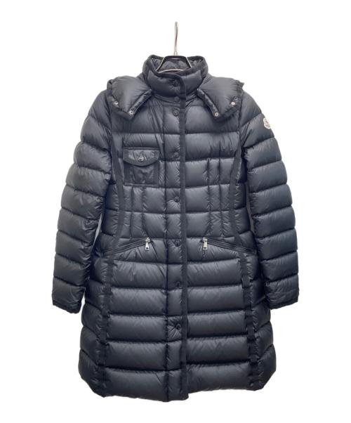 MONCLER（モンクレール）MONCLER (モンクレール) HERMINE  ロングダウンジャケット ブラック サイズ:2の古着・服飾アイテム