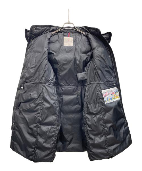 MONCLER（モンクレール）MONCLER (モンクレール) HERMINE  ロングダウンジャケット ブラック サイズ:2の古着・服飾アイテム