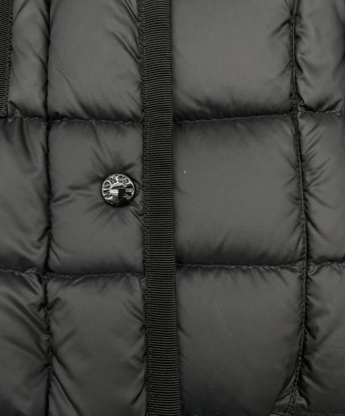 MONCLER（モンクレール）MONCLER (モンクレール) HERMINE  ロングダウンジャケット ブラック サイズ:2の古着・服飾アイテム