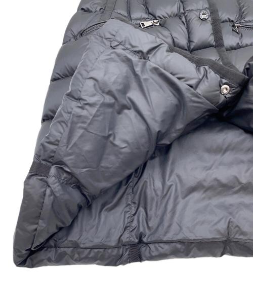 MONCLER（モンクレール）MONCLER (モンクレール) HERMINE  ロングダウンジャケット ブラック サイズ:2の古着・服飾アイテム