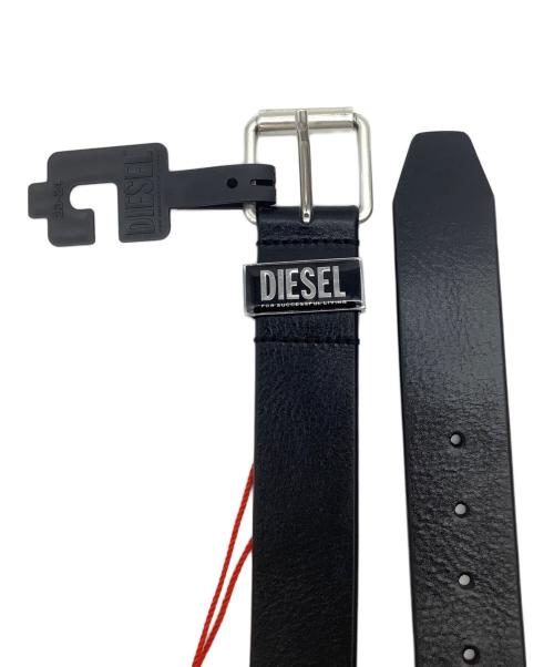 DIESEL（ディーゼル）DIESEL (ディーゼル) レザーベルト ブラックの古着・服飾アイテム