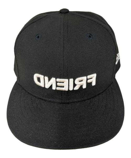 New Era（ニューエラ）New Era (ニューエラ) Satomi Shigemori (重森サトミ) 59FIFTY feat. Friend ブラック サイズ:SIZE 7 1/2(59.6cm)の古着・服飾アイテム