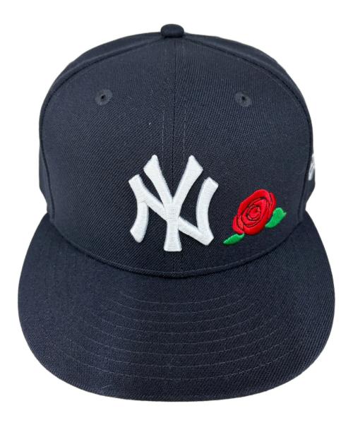 New Era（ニューエラ）New Era (ニューエラ) 59FIFTY NY YANKEES WITH ROSE ネイビー サイズ:SIZE 7 5/8(60.6cm)の古着・服飾アイテム