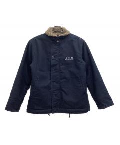 中古・古着通販】waiper (ワイパー) ベトジャンジャケット ブラック